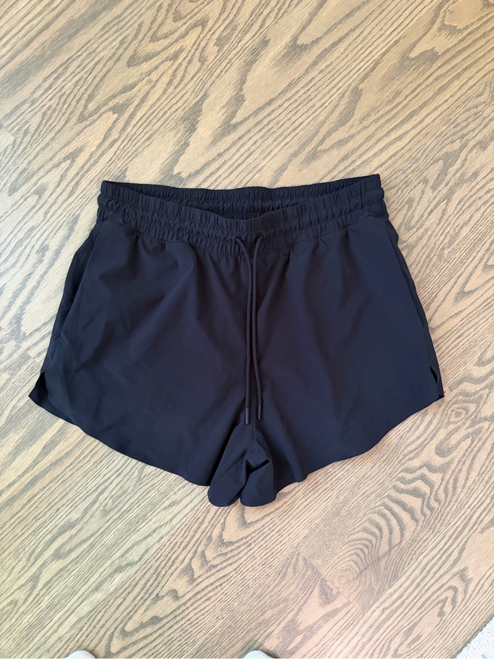 Women's Athleta Black Elastic-Waist Athletic Shorts